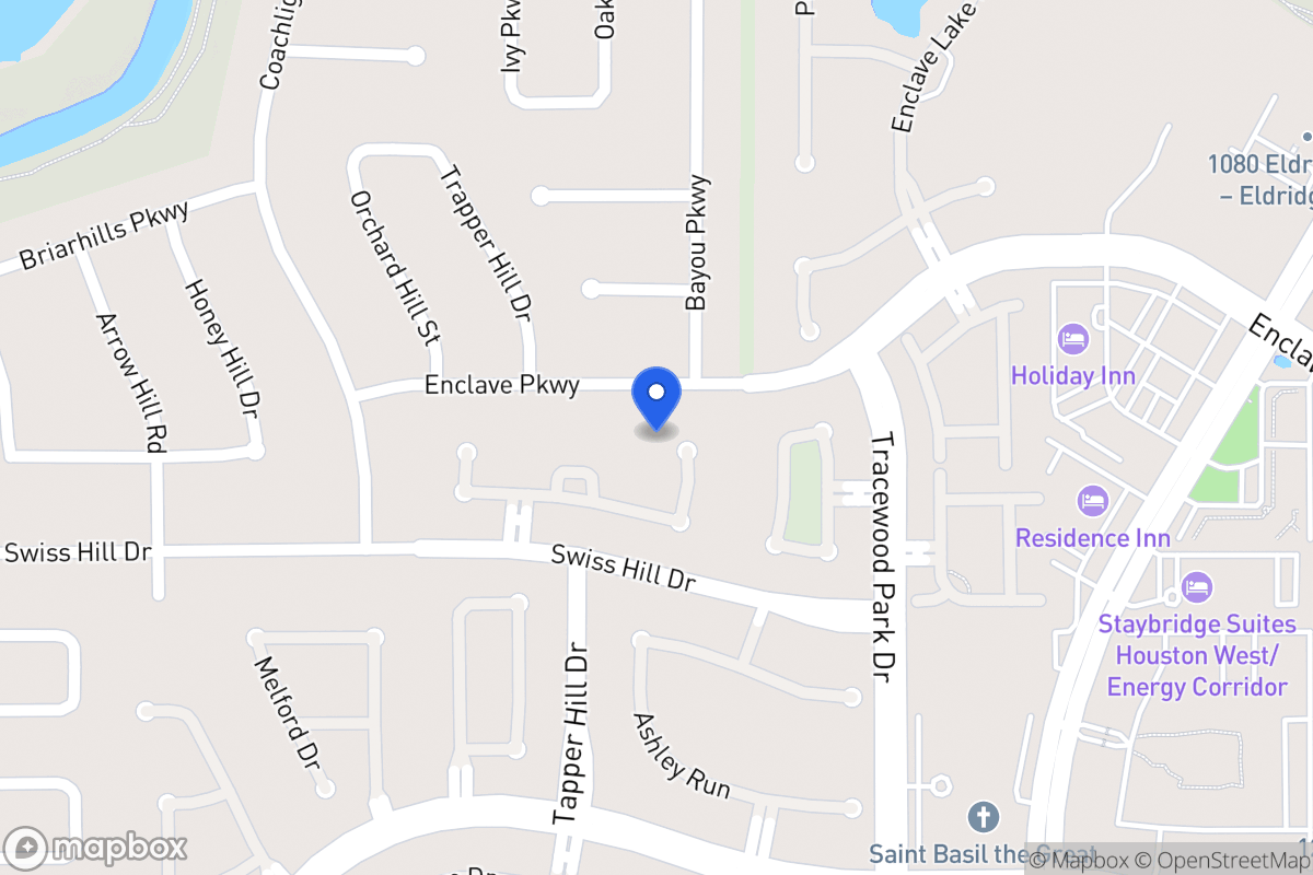 Map of 1102 Walden Hill Ct, Houston