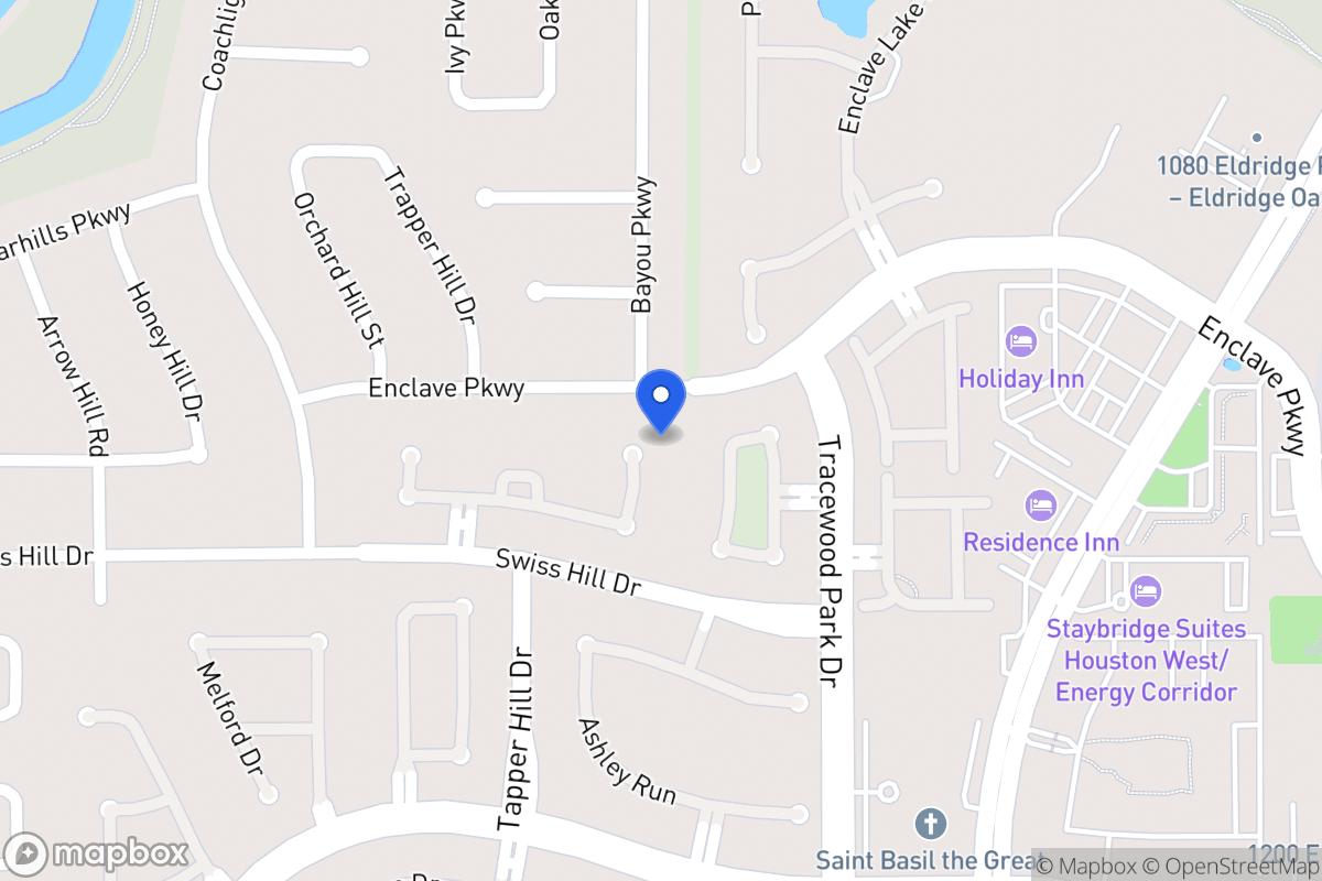 Map of 1103 Walden Hill Ct, Houston