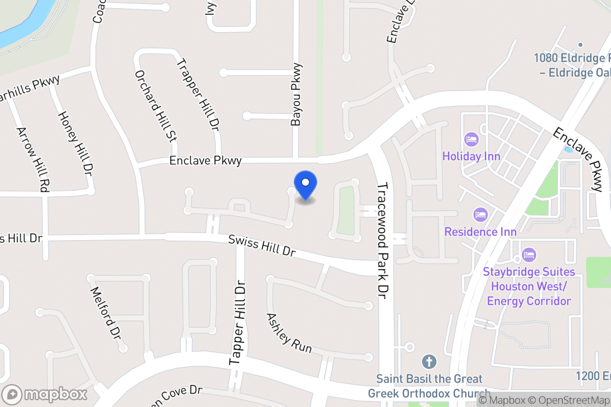 Map of 1111 Walden Hill Ct, Houston