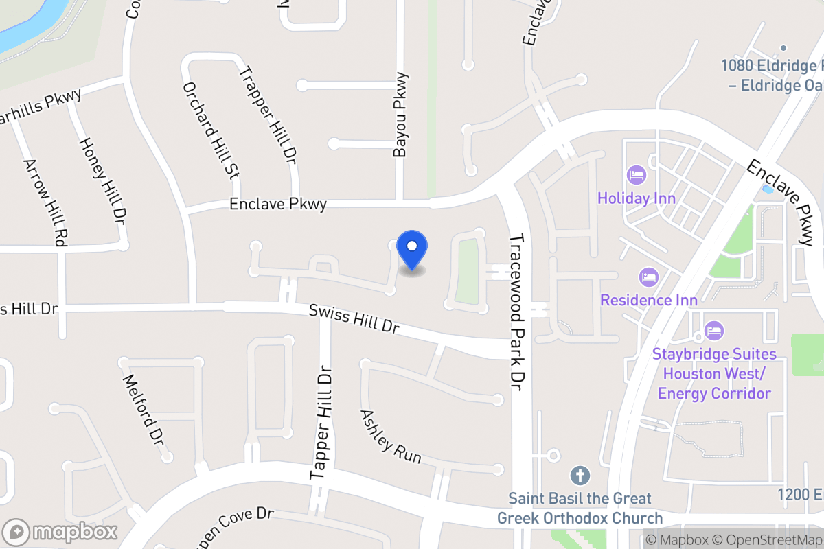 Map of 1115 Walden Hill Ct, Houston