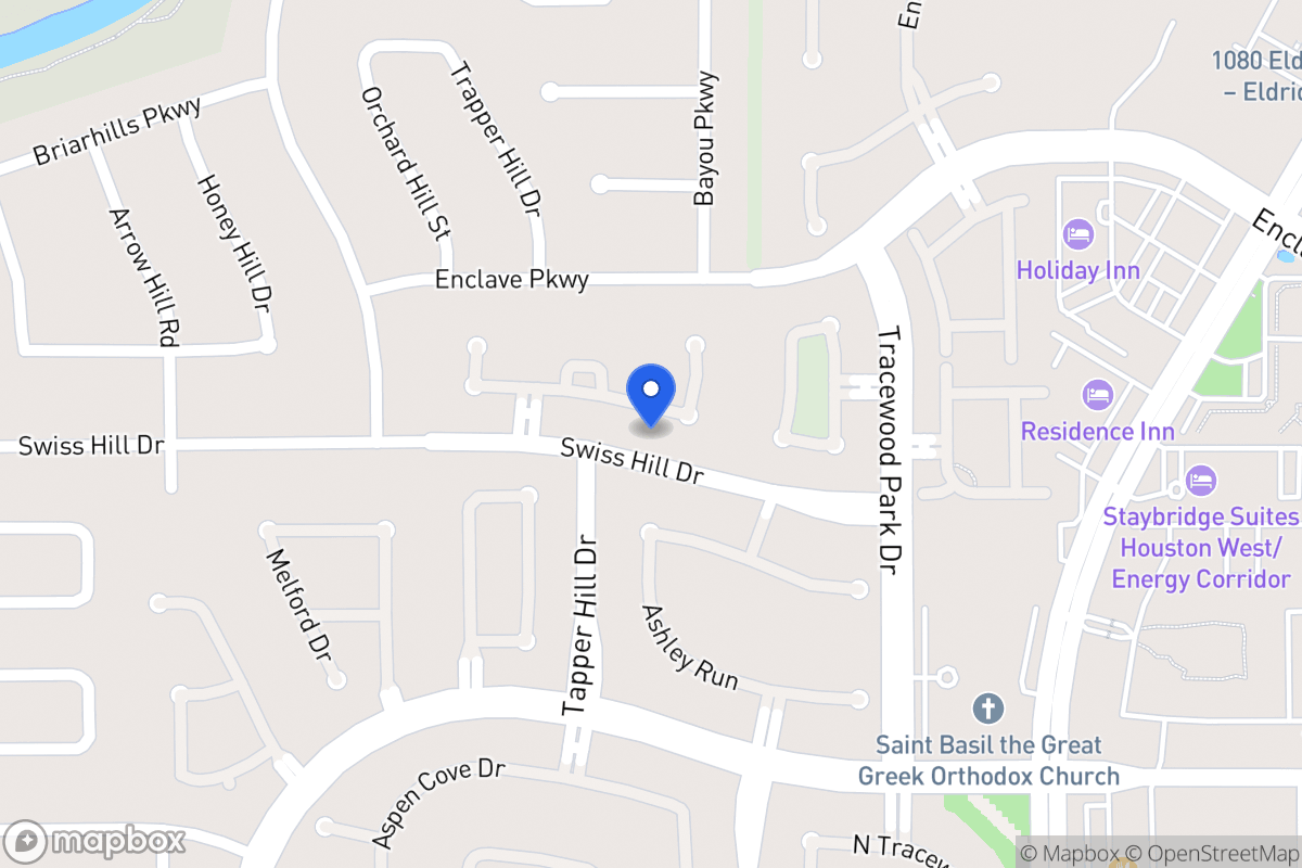 Map of 13715 Threadall Park Dr, Houston