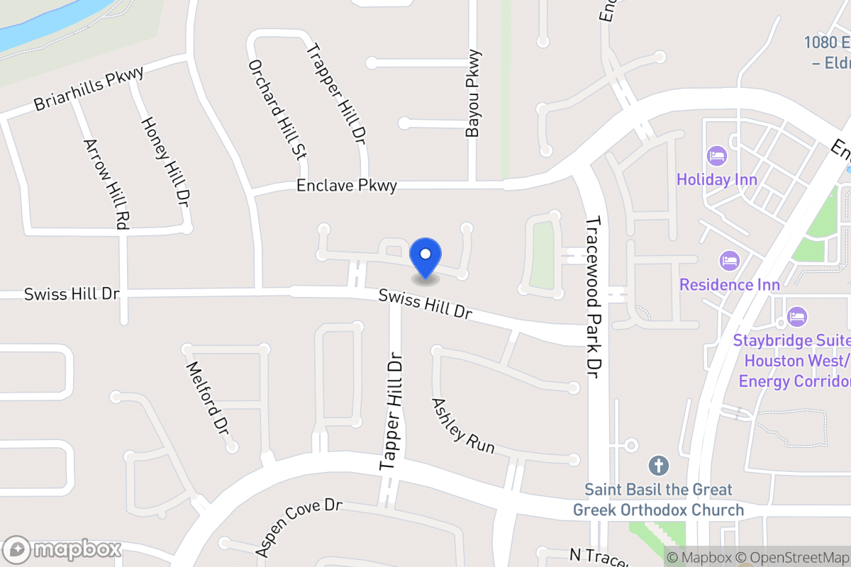 Map of 13719 Threadall Park Dr, Houston