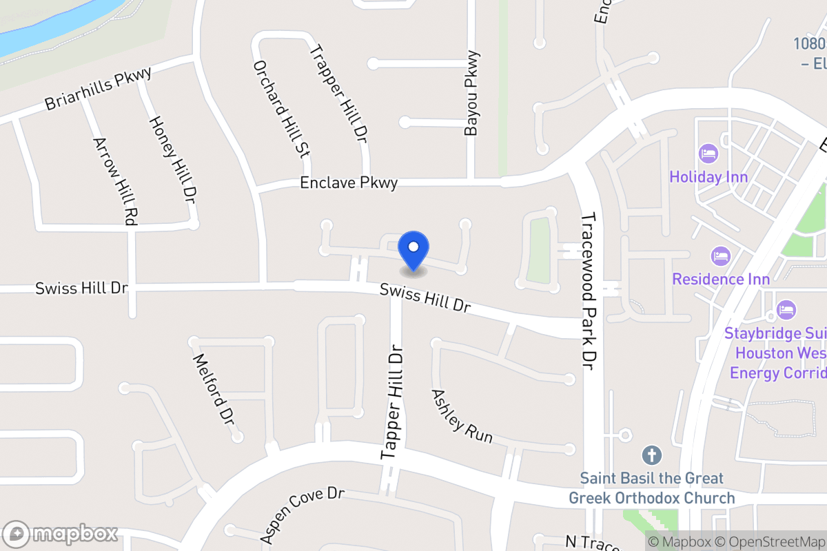 Map of 13723 Threadall Park Dr, Houston
