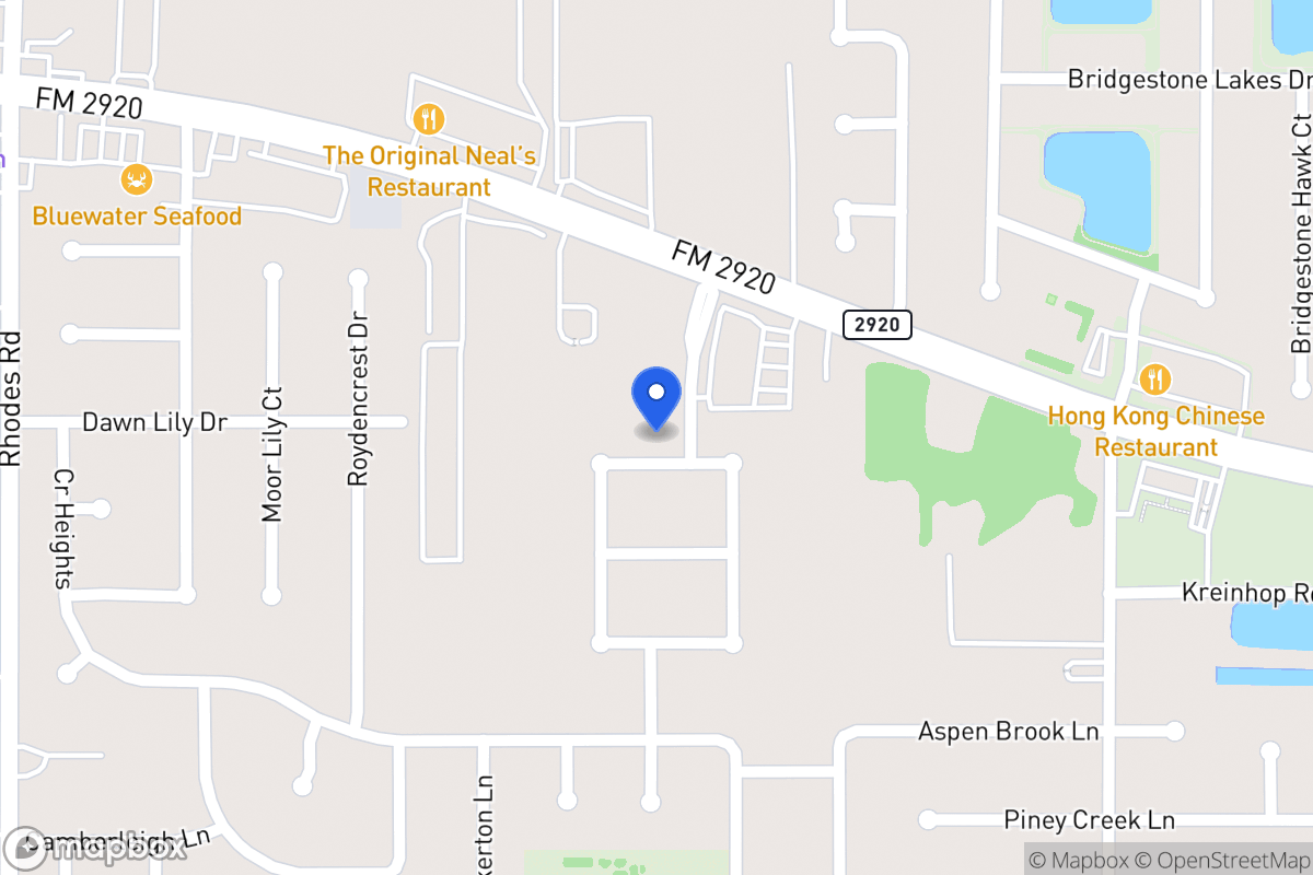 Map of 4626 Sonora Creek Ln, Spring