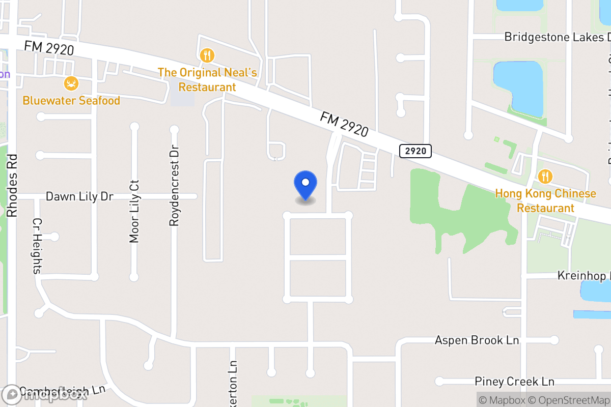 Map of 4702 Sonora Creek Ln, Spring