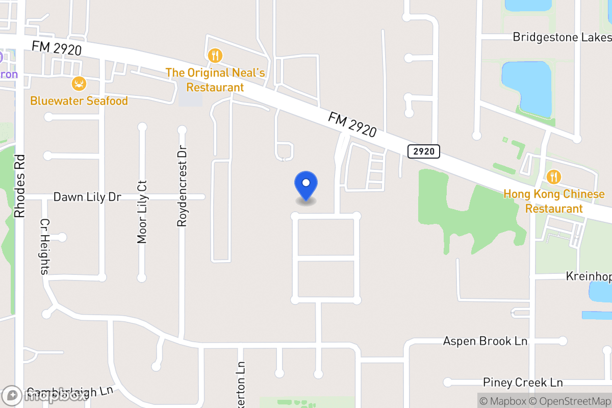 Map of 4706 Sonora Creek Ln, Spring