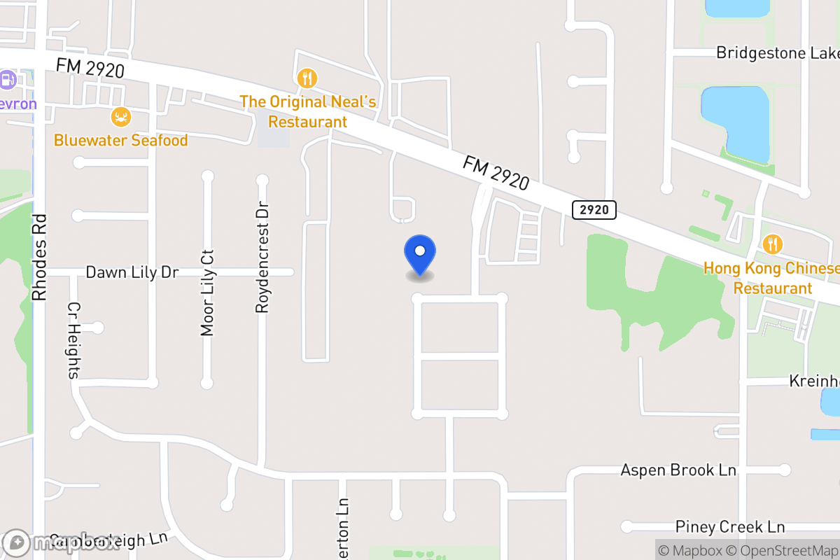 Map of 4710 Sonora Creek Ln, Spring