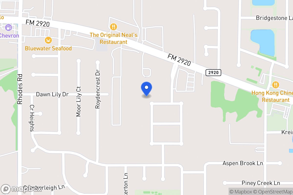 Map of 4714 Sonora Creek Ln, Spring