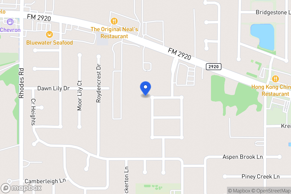Map of 20923 Sedona Ranch Ln, Spring
