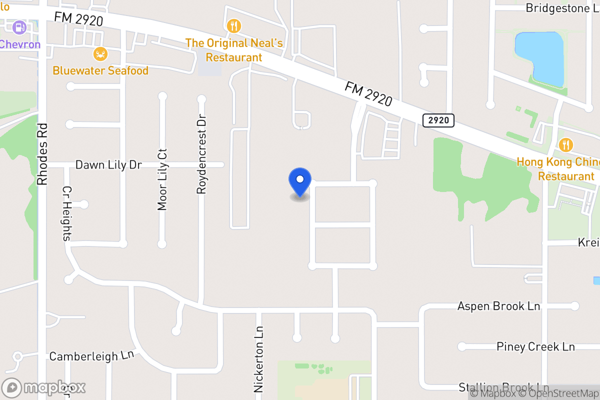 Map of 20915 Sedona Ranch Ln, Spring
