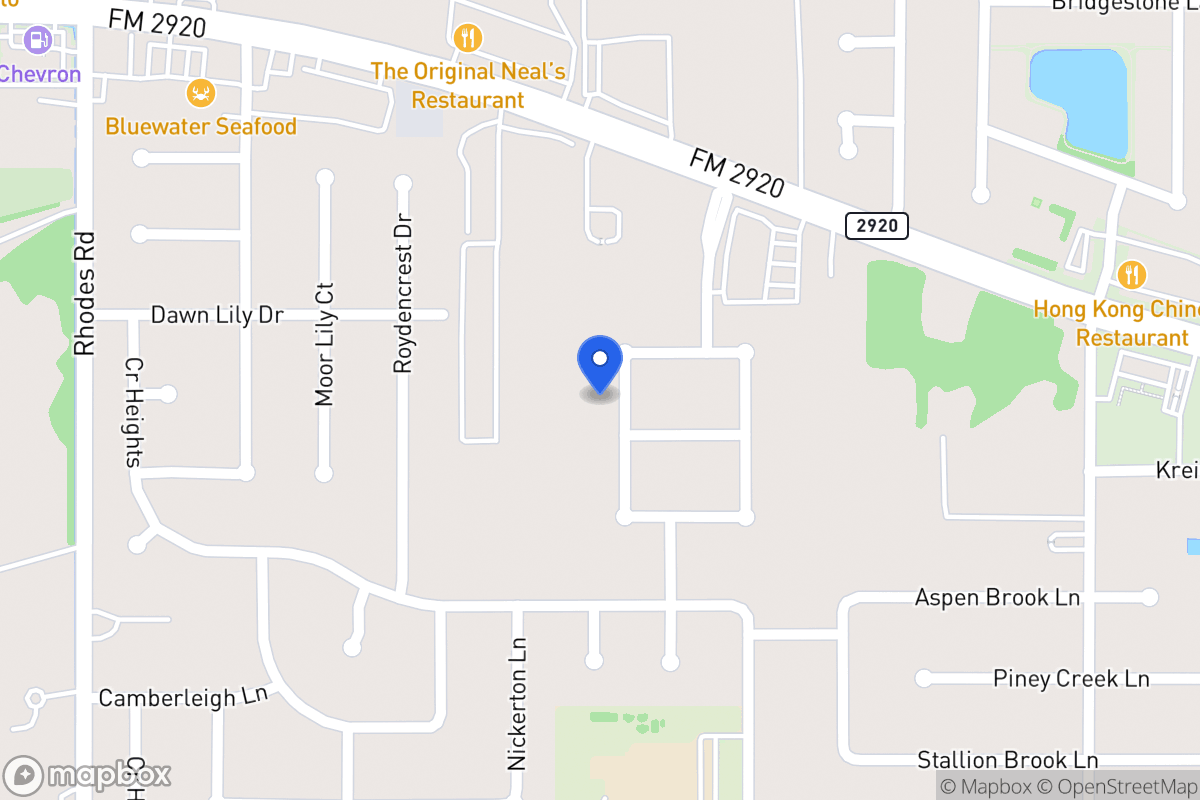 Map of 20911 Sedona Ranch Ln, Spring