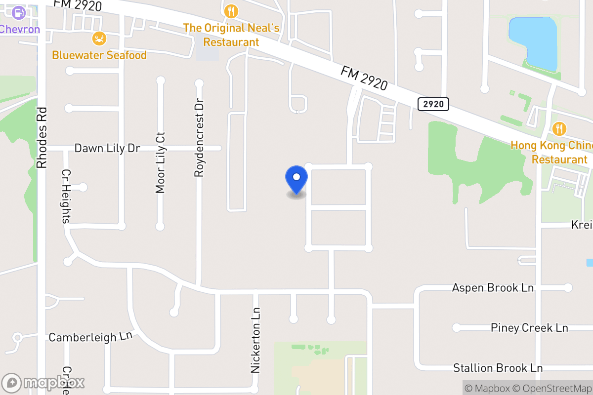 Map of 20907 Sedona Ranch Ln, Spring