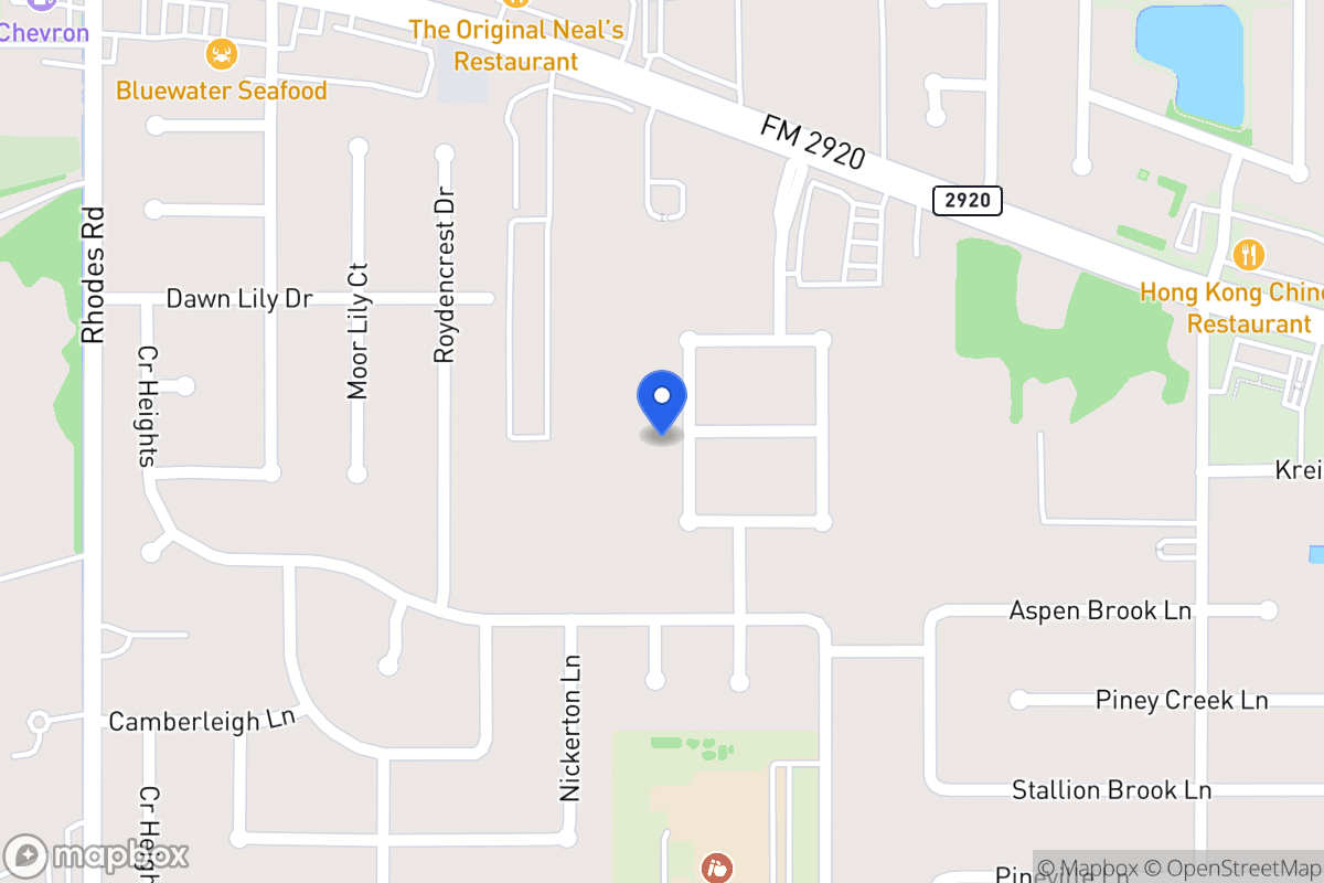 Map of 20819 Sedona Ranch Ln, Spring