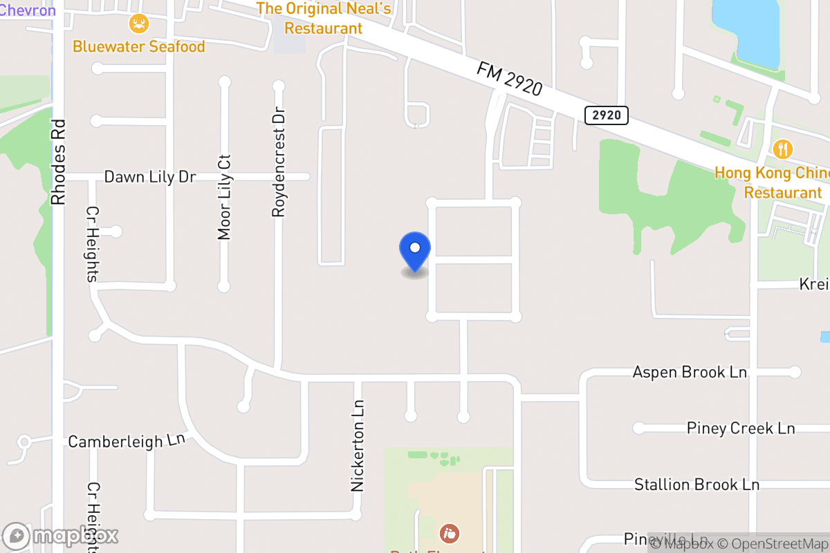 Map of 20815 Sedona Ranch Ln, Spring
