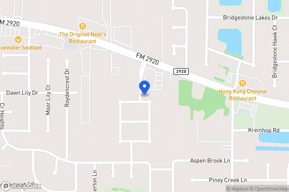Map of 4610 Sonora Creek Ln, Spring
