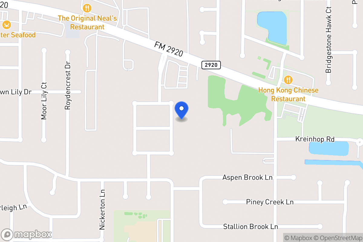 Map of 20906 Reno Ranch Ln, Spring