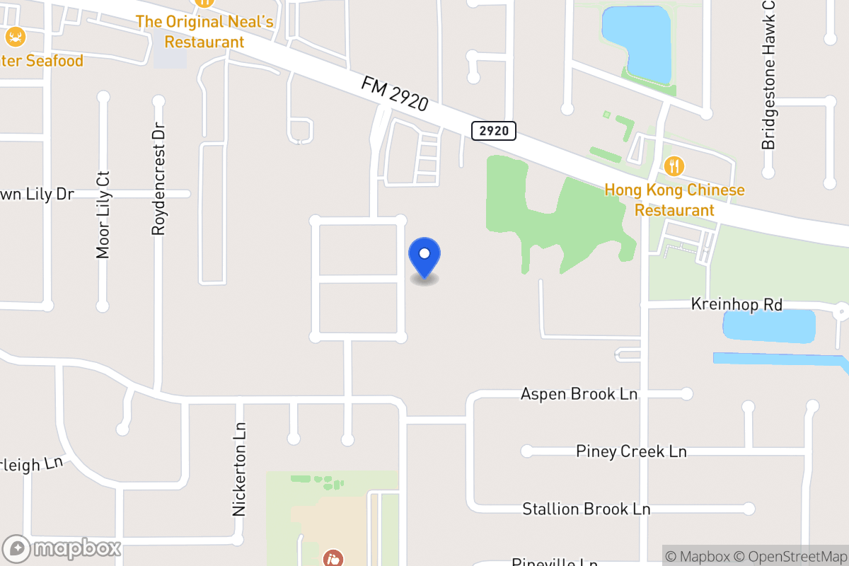 Map of 20822 Reno Ranch Ln, Spring