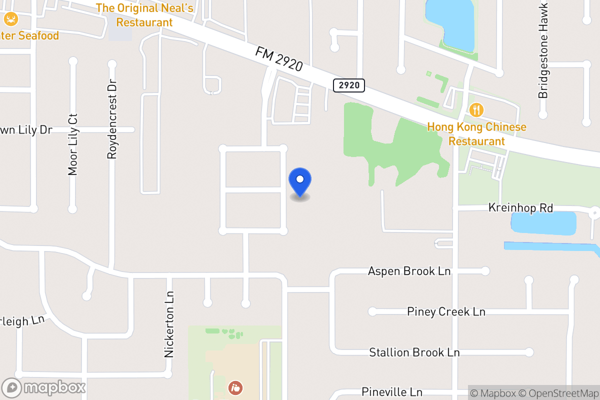 Map of 20818 Reno Ranch Ln, Spring