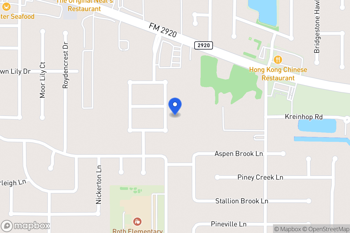 Map of 20814 Reno Ranch Ln, Spring