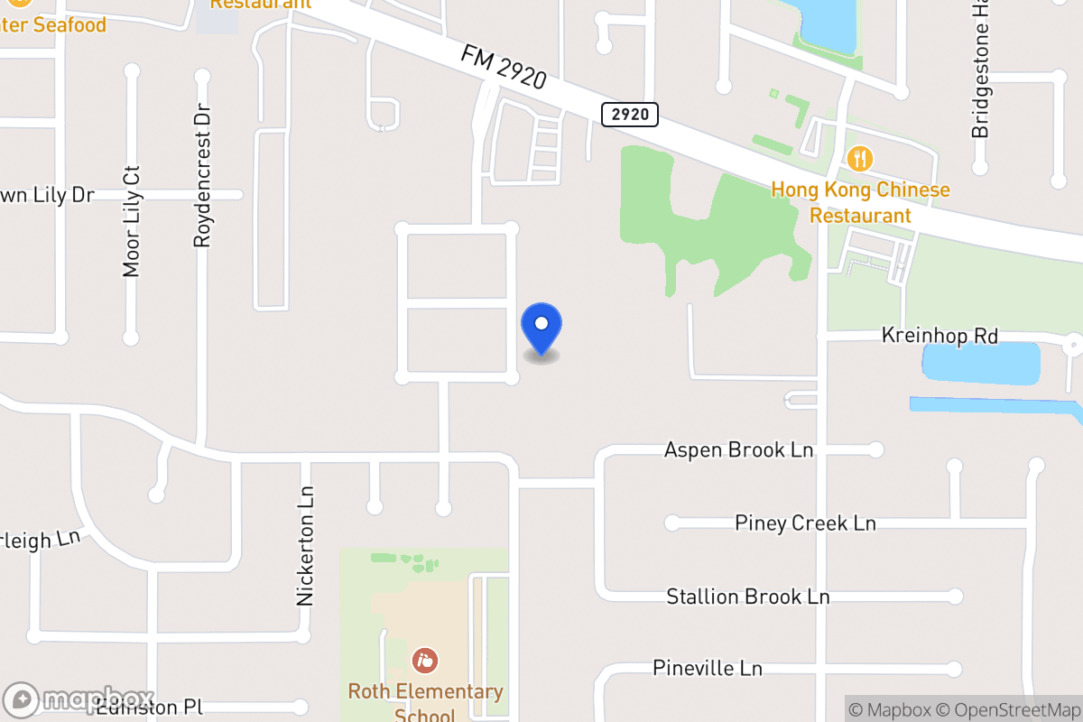 Map of 20806 Reno Ranch Ln, Spring