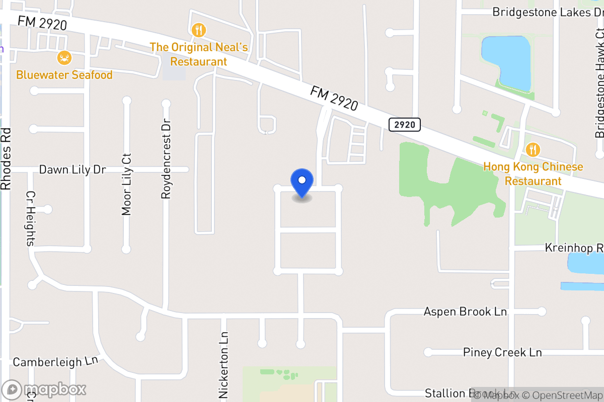 Map of 4627 Sonora Creek Ln, Spring