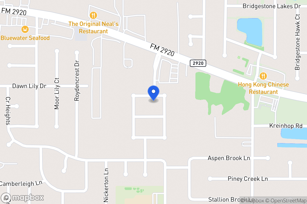 Map of 4619 Sonora Creek Ln, Spring