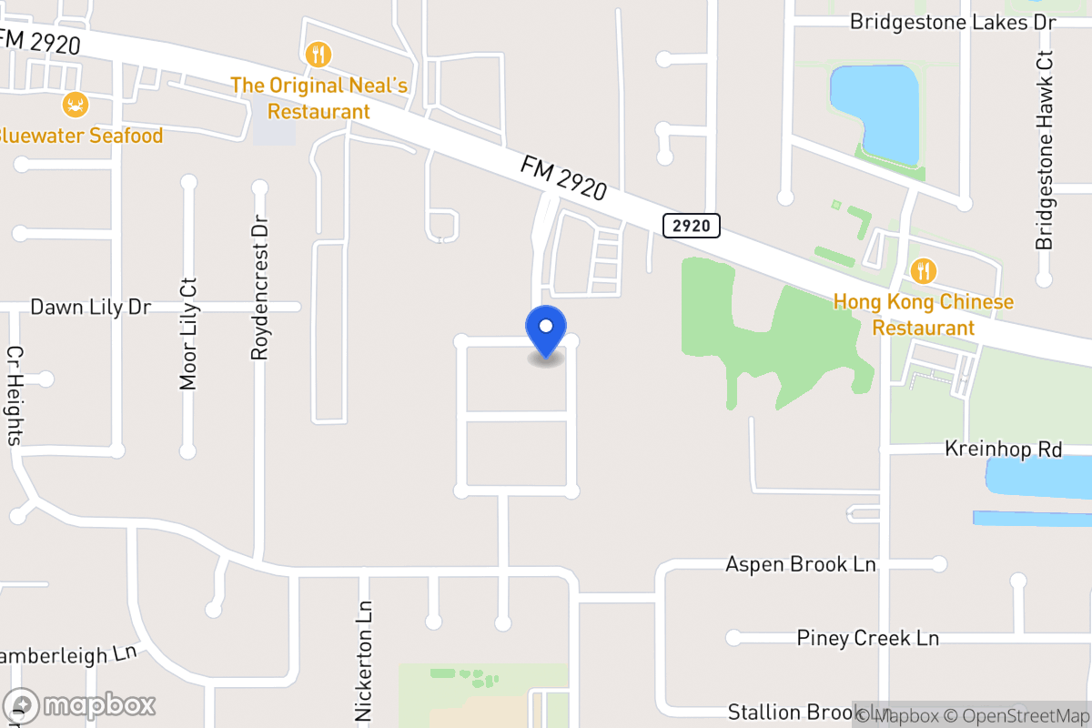 Map of 4615 Sonora Creek Ln, Spring