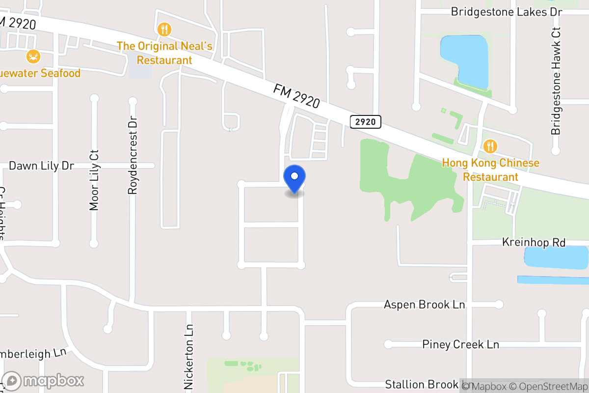 Map of 4611 Sonora Creek Ln, Spring