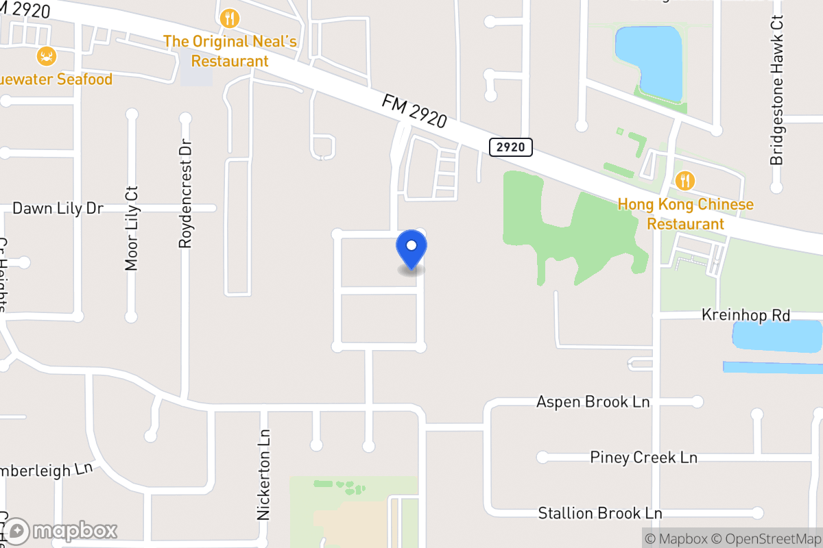 Map of 4602 Shane Creek Ln, Spring