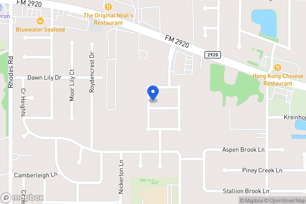 Map of 4710 Shane Creek Ln, Spring