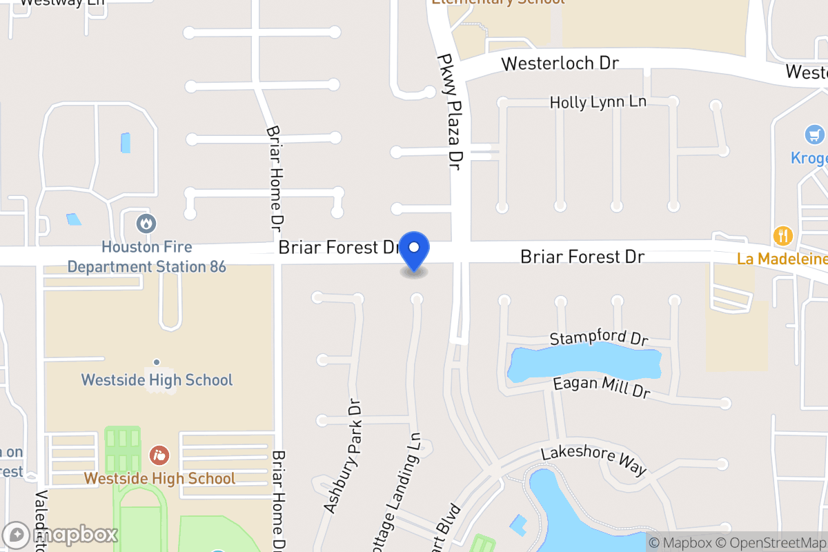 Map of 1602 Cottage Landing Ln, Houston