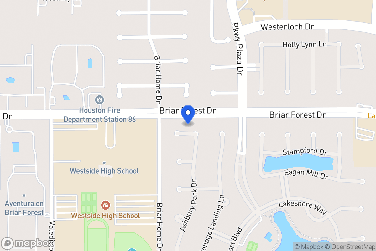 Map of 1523 Ashbury Park Dr, Houston