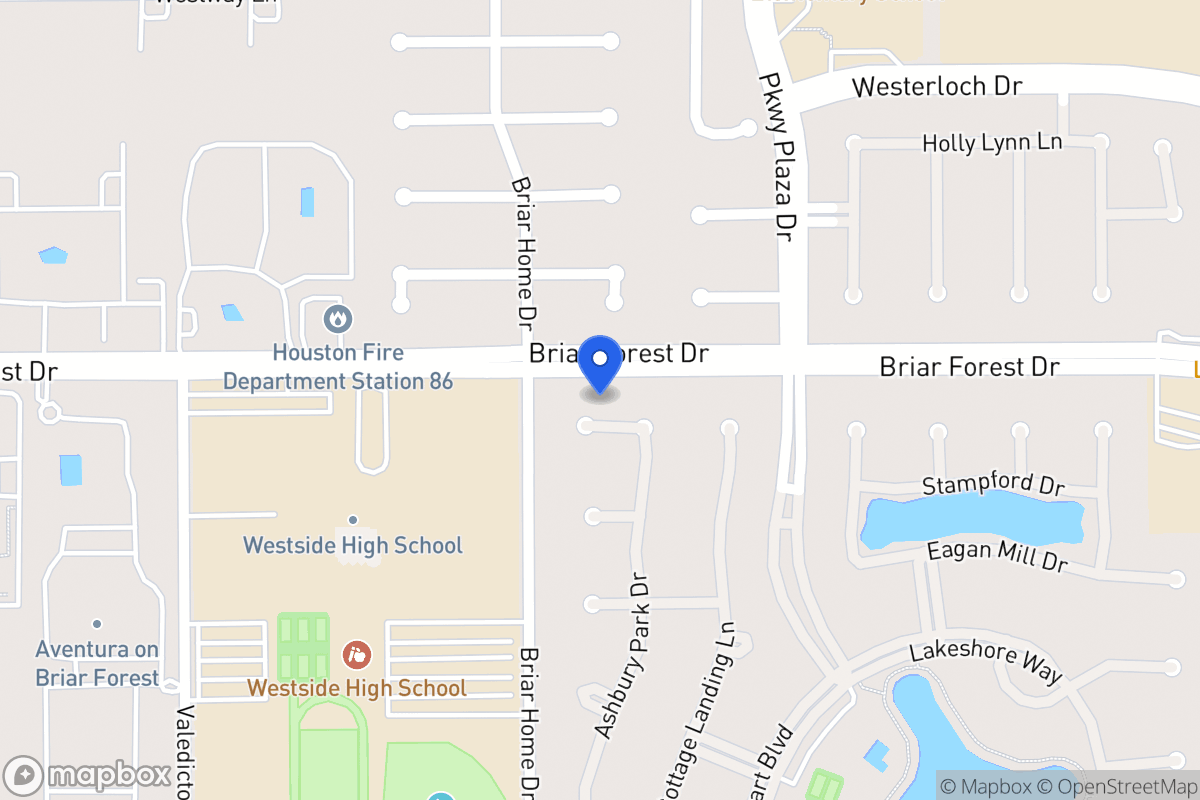 Map of 1519 Ashbury Park Dr, Houston