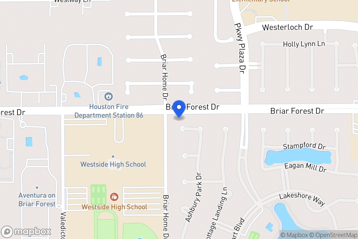 Map of 1511 Ashbury Park Dr, Houston