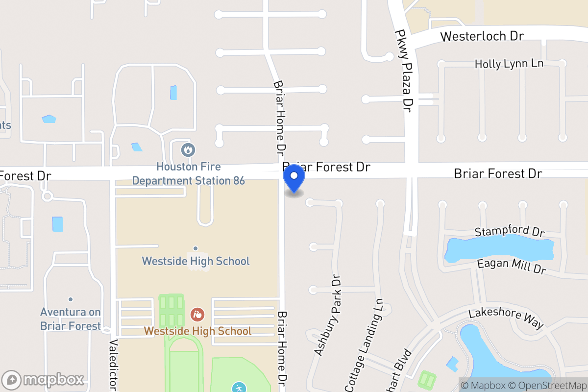 Map of 1503 Ashbury Park Dr, Houston