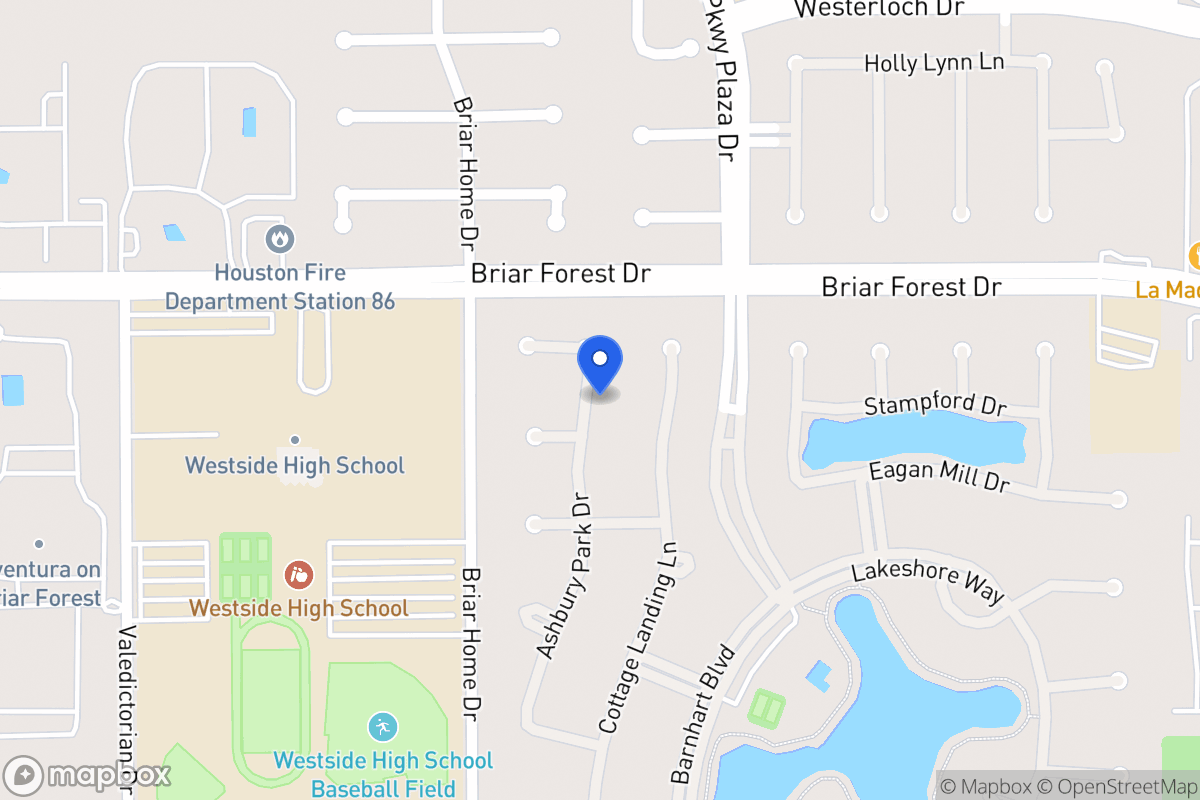 Map of Little Ct, Houston