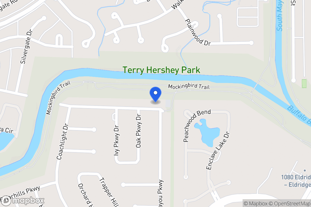 Map of 13716 Trailville Dr, Houston