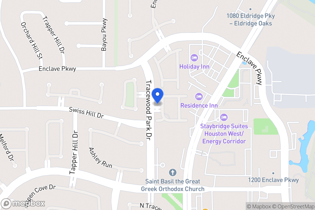 Map of 1118 Gardencrest Ln, Houston