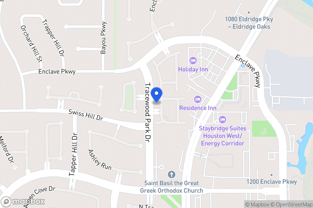 Map of 1114 Gardencrest Ln, Houston