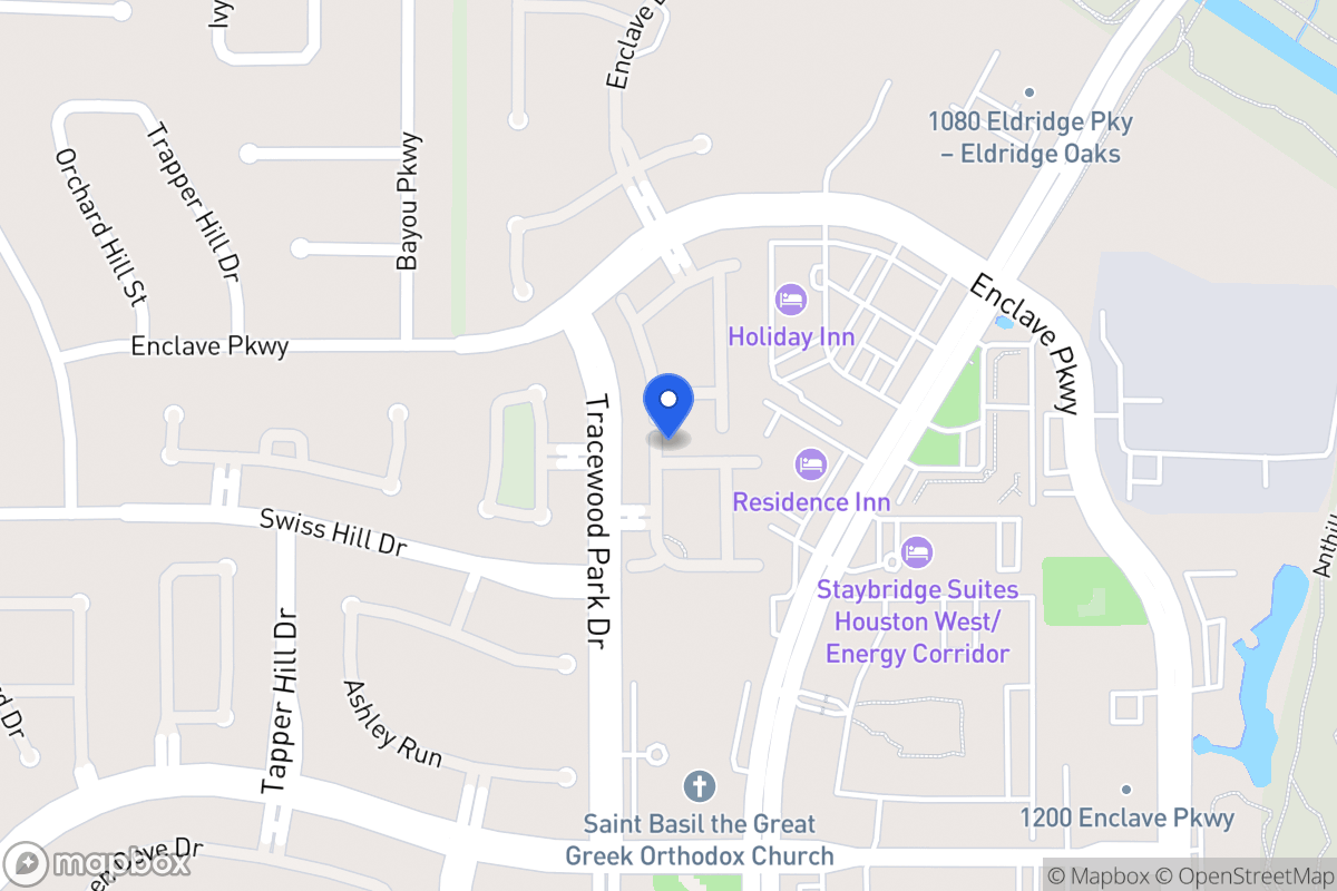 Map of 13522 Broadmeadow Ln, Houston