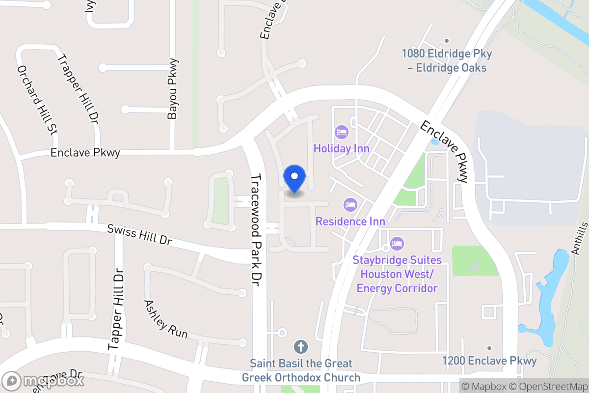 Map of 13518 Broadmeadow Ln, Houston