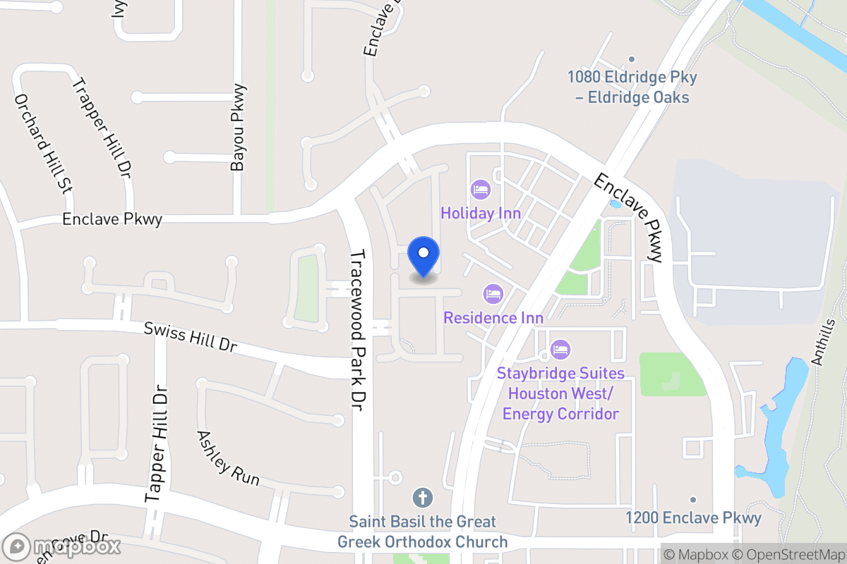 Map of 13514 Broadmeadow Ln, Houston
