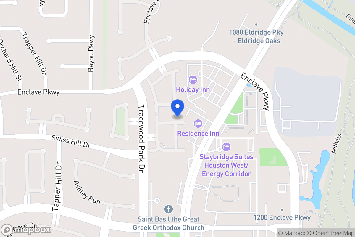 Map of 13506 Broadmeadow Ln, Houston