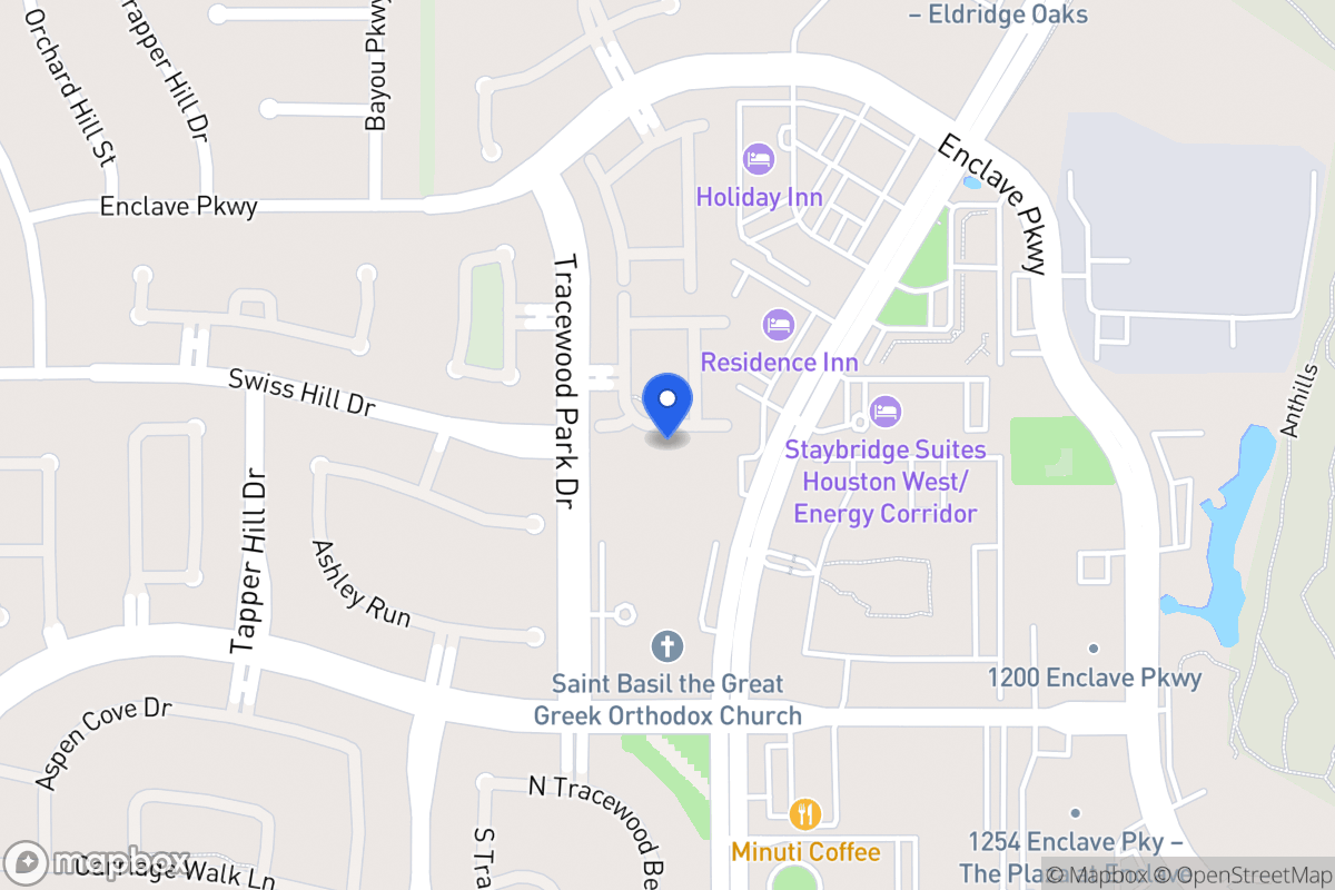 Map of 1146 Gardencrest Ln, Houston