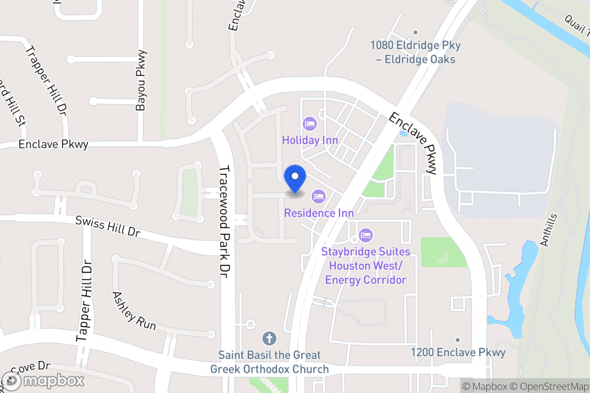 Map of Broadmeadow Ln, Houston