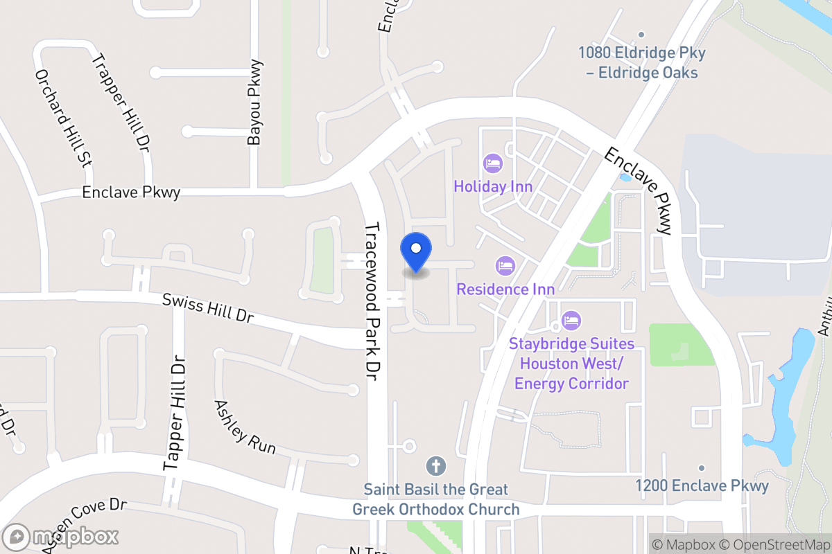 Map of 13523 Broadmeadow Ln, Houston
