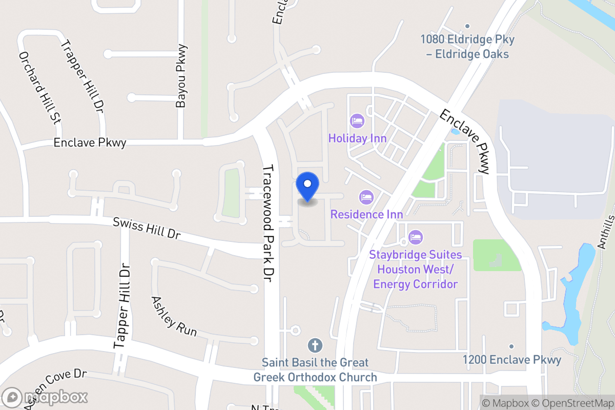 Map of 13519 Broadmeadow Ln, Houston