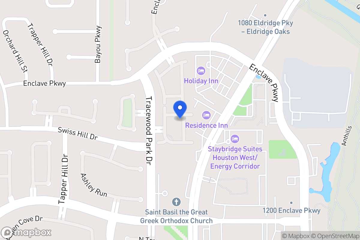 Map of 13511 Broadmeadow Ln, Houston