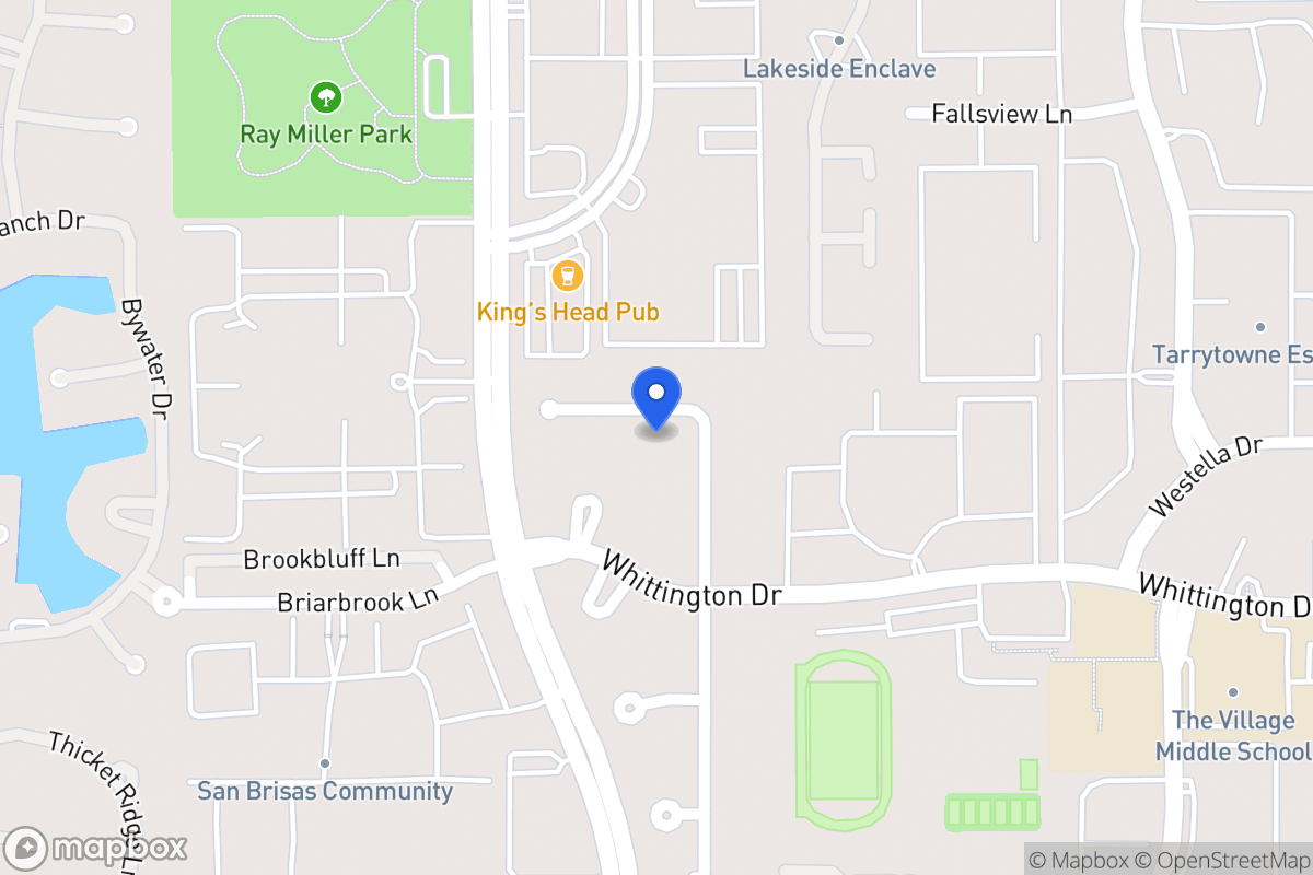 Map of 13311 Brentonwood Ln, Houston