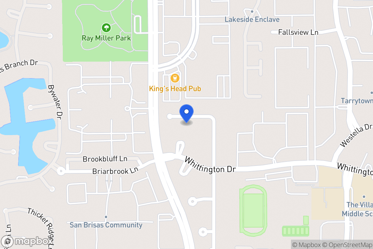 Map of 13319 Brentonwood Ln, Houston
